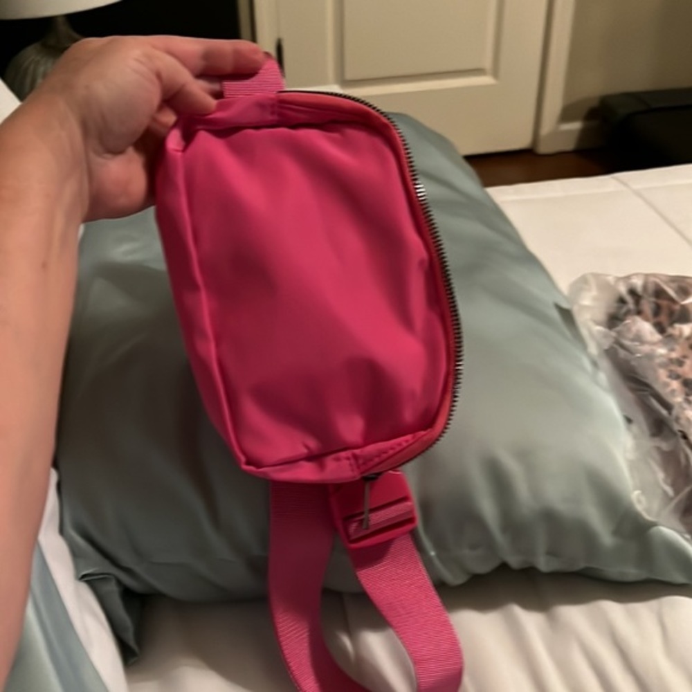 Hot Pink Waterproof Fanny Pack Belt Bag - Picture 3 of 5